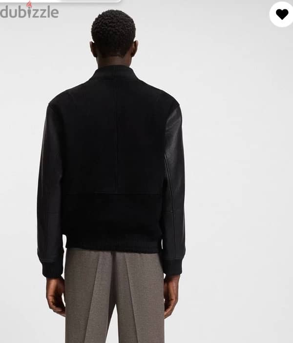 Hugo Boss Leather Jacket size M 2