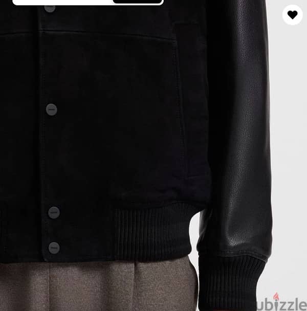 Hugo Boss Leather Jacket size M 4