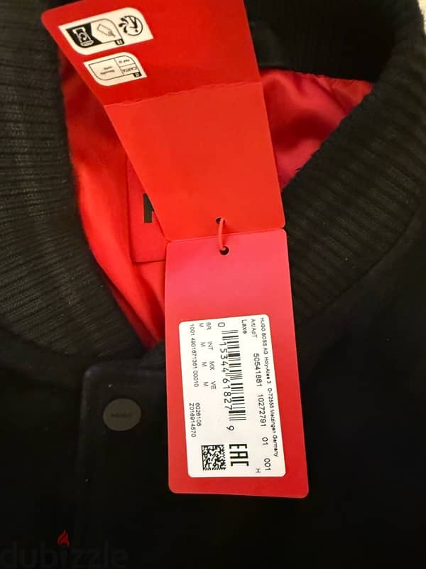 Hugo Boss Leather Jacket size M 8