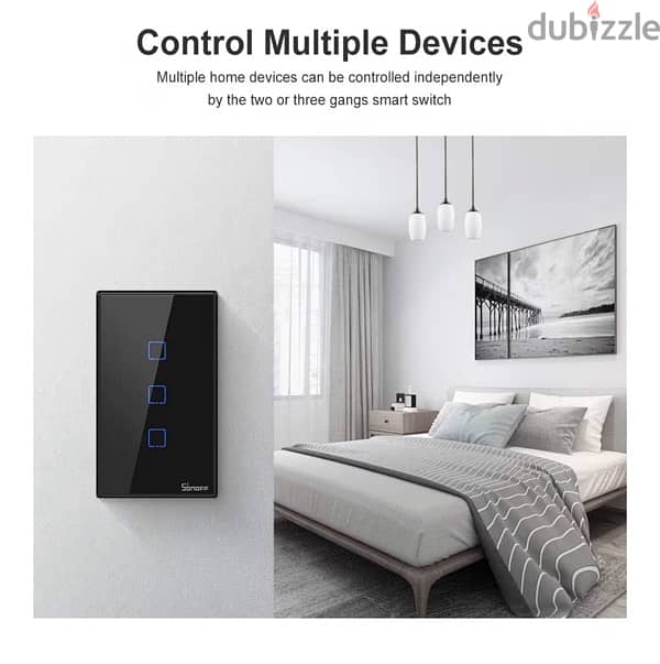 SONOFF TX 3 Gang WiFi Wall Switch Touch 2