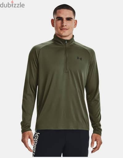 Men's ½ Zip Long Sleeve T-shirt medium