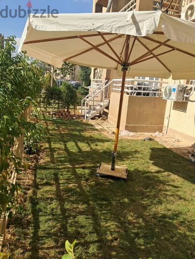 3 غرف شقه للايجار ارضى بجاردن ٦٠ متر فى b6  مجموعه 70 عماره