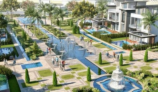 توين هاوس بسعر شقة استلام فوري بالتقسيط مع الجابري الحزام الاخضر