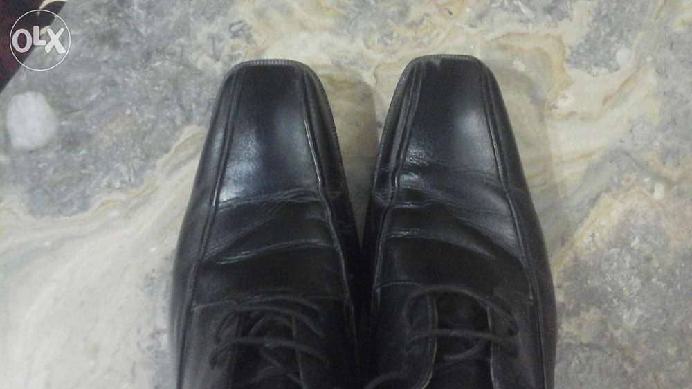 حذاء رجالى نعل جلد طبيعى ماركة السمالوطى مقاس 40 5
