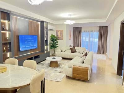 شقة مفروشة للايجار ارضى بجاردن كمبوند زد ويست الشيخ زايد For rent Furnished - Zed West El Sheik Zayed