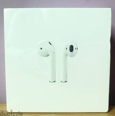 سماعات ايربودز الجيل الثاني - AirPods 2nd Gen جديدة متبرشمة