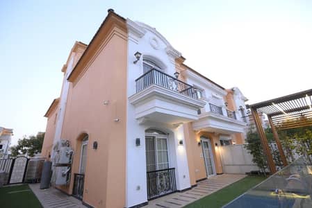 Furnished Twin house 450m for Rent with Swimming Pool 5Beds – Layan Compound Golden Square Prime Location New Cairo