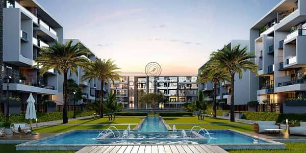 شقة للبيع في Patio Oro New Cairo بإطلالة لاندسكيب ومسطحات مائية – استلام خلال 3 شهور