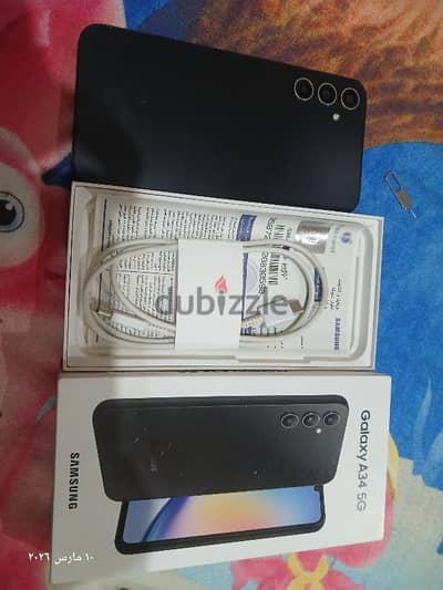 سامسونج A34 جيل خامس. اعلي نسخه ٢٥٦ورام ٨+8