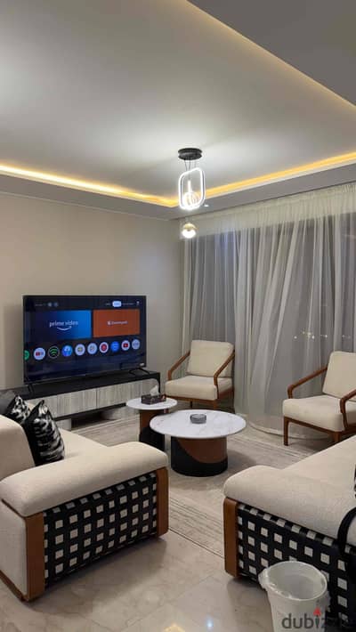 Furnished apartment for daily rent for families in Sheikh Zayed, Beverly Hills Compound, a very great location