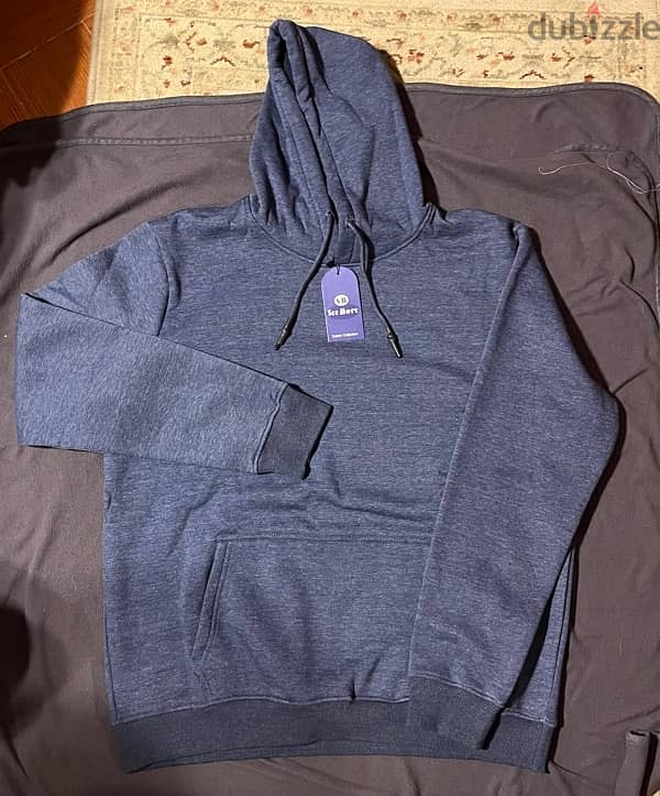 navy blue hoodie 1