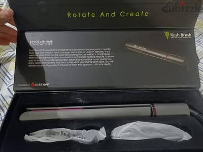 استشوار + مكواه للشعر Rush Brush