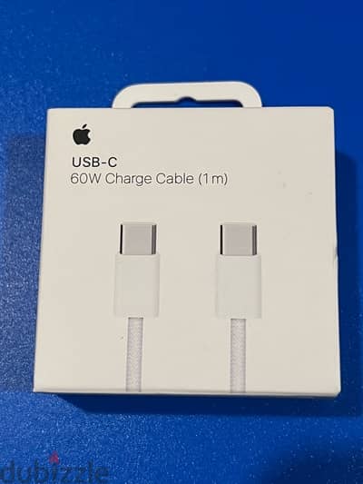 كابل شحن اصلي من ابل Apple USB-C 60 واط (1 متر)،