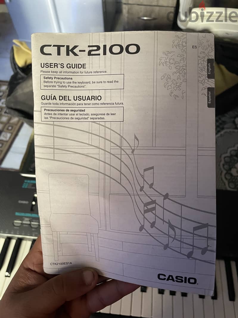 Keyboard casio ctk2100 1