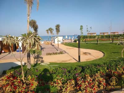 Chalet for sale in a prime location in Murano Village, Ain Sokhna, in the best phase of the village - ready for immediate occupancy.