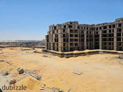 Last fully finished 2-bedroom apartment with garden and air conditioning in Karma Key Compound, Sheikh Zayed, on El Nozha Street.