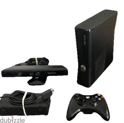 للبيع xbox 360 سليم مع الكاميرة متعدل اورورا على الهارد 256gb