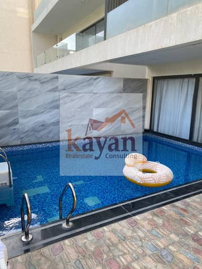 Apartment for rent with garden and swimming pool in Lake View Residence, New Cairo