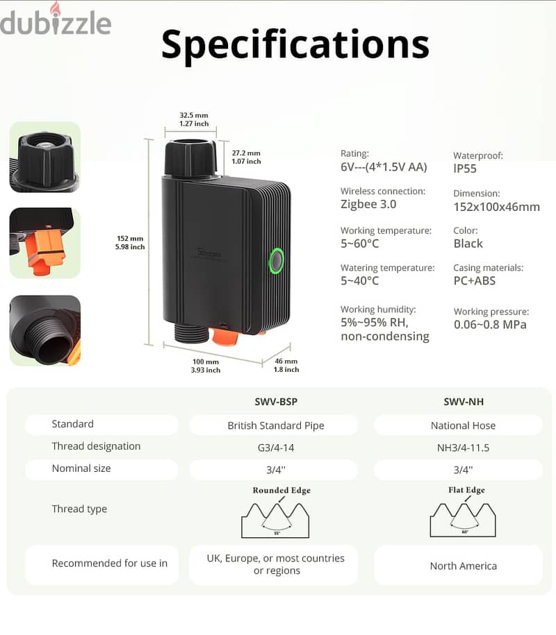 SONOFF Zigbee Smart Water Valve 2