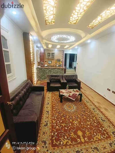 وحدة أرضى بمدخل خاص فى الكيلو 21 شاطئ النخيل دقائق للبحر والخدمات (٣غرف) مسجلة كاملة المرافق