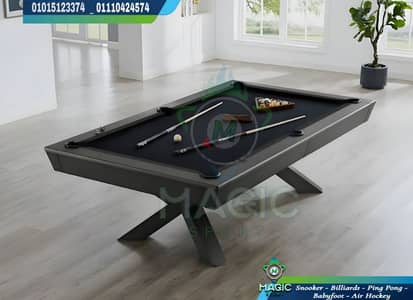 قطعة ديكور فخمة. . طاولة بلياردو مودرن بتصميم إيطالي من ماچيك سبورت "