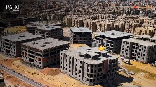 شقة مع حديقة للبيع في بالم كابيتال – مدينة الشروق  موعد التسليم خلال 18 شهر | حديقة 80 متر | جهة النادي جاهزة للمعاينة بأفضل خصم | 170 م²