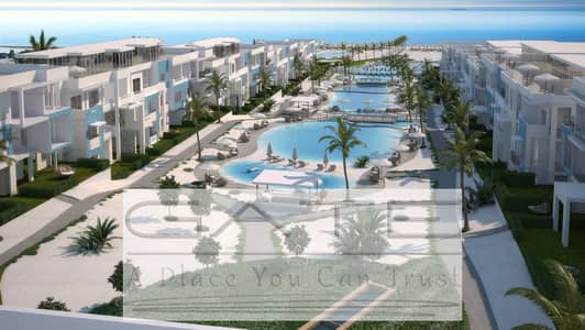 Resale | Chalet 120m First Floor with a Large Garden in D-Bay Direct Lagoon View | Down Payment 6.8 Million and Completion of Installments