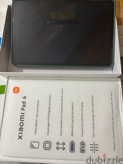 تابلت شاومي باد | Xiaomi Pad 6 | بالعلبة والشاحن الاصلي