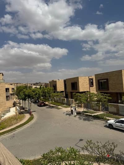 Corner townhouse villa for sale in the Taj City Origami phase, featuring a large garden in one of Taj City's most prestigious commercial locations.