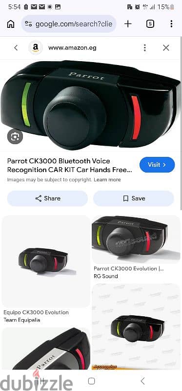 Parrot  Bluetooth system.
