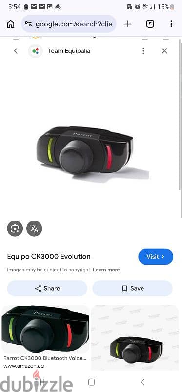 Parrot  Bluetooth system. 1
