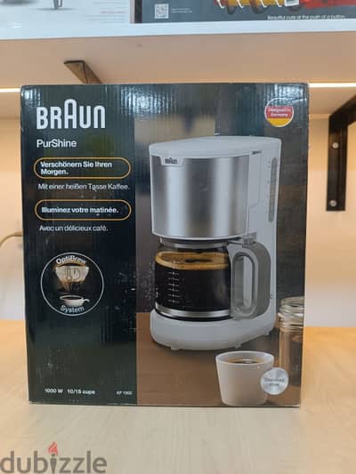 ماكينة قهوة اميريكان براون اصلى متبرشم braun pureshine american coffee