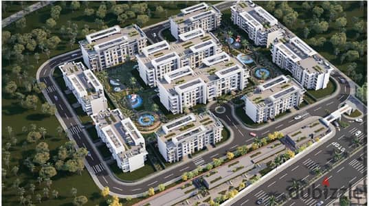 Apartments for sale شقة غرفتين 111متر +20 بجاردن خاص في Ixora Compound بالقرب من جامعة زويل ونادي الزمالك في حدايق اكتوبر October gardens