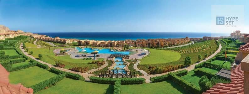 special chalet panoramic  sea view 2 bedrooms for sale in telal el ain el sokhna ( delivery 12/2027 ) phase 6 third floor