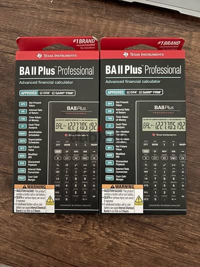 Texas Instruments professional Financial calculator