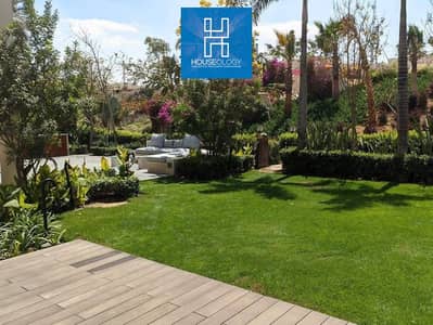 No down payment and installments over 10 years. Standalone villa ready for viewing for sale in the heart of New Cairo, walled compound with Mivida