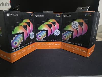 ID COOLING DF-12025 ARGB White Kit 3 Fans