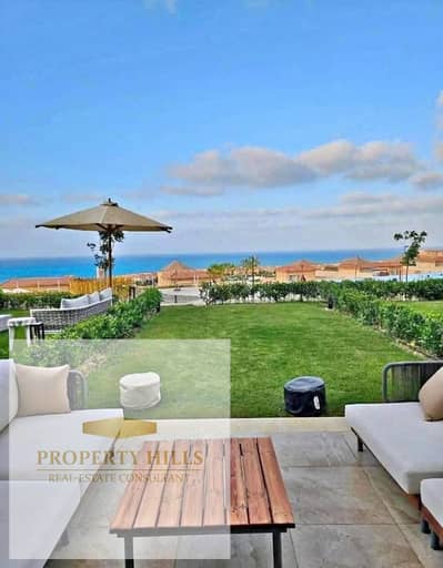 أول مرة بالسعر ده – شاليه أرضي Full Sea View في لافيستا باي إيست -متشطبه بالكامل - جاهز علي السكن