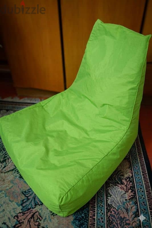 Lime Large Bean Bag 1