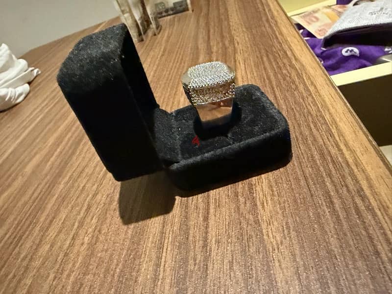 خاتم ماس رجالي diamond ring men 2