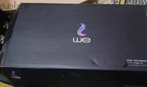 رواتر WEللبيع بجميع مشتملاته بيبع بسبب تركيب الفيبر
