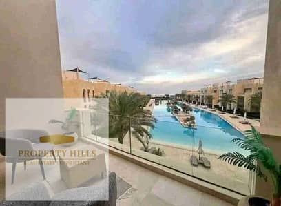 شاليه sea view في الجونه مانجروفي استلام متشطب بالتكييفات بالتقسيط