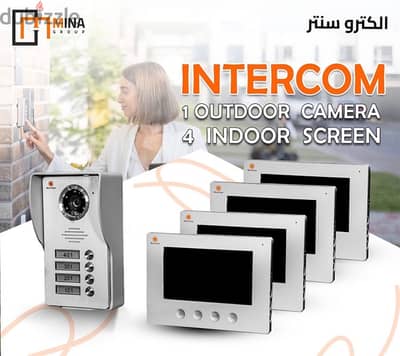 انتركم مرئي٣ شاشة ماركة مينا جروب الغني عن التعريف جديد زيرو