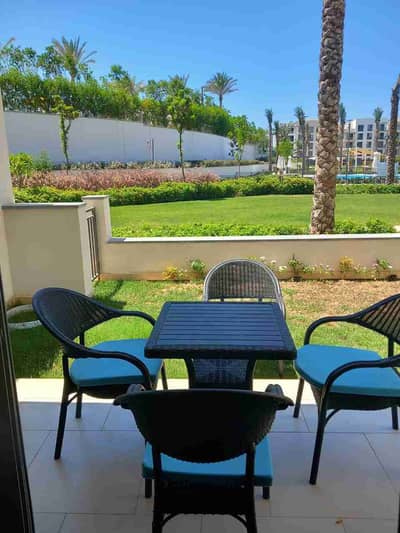 Hot Deal Studio for Sale in Marassi Faya, North Coast, Sidi Abdel Rahman, just steps away from the beach, featuring a private garden and overlooking the pool. Very prime location. / Marassi North Coast.