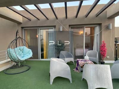 Duplex with Roof for Sale in Alburouj Compound fully finished Ultra Super Lux fully furnished prime location at a fire sale price for quick sale