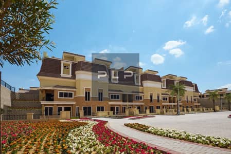 S Villa Resale with Garden for Sale in a Prime Location at Sarai Compound S1 New Cairo Directly on Suez Road Near Madinaty and the New Capital