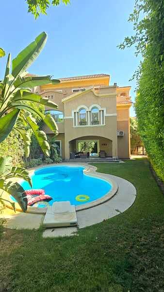 Twin House Villa for Sale with Private Pool in Les Rois Compound – New Cairo (Ready to Move)