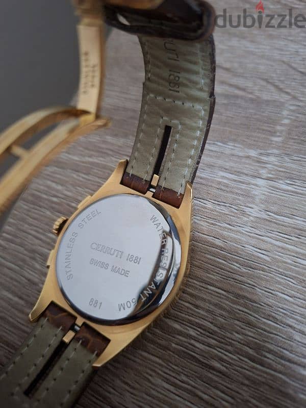 Cerruti Watch Chronograph Swiss Made 5
