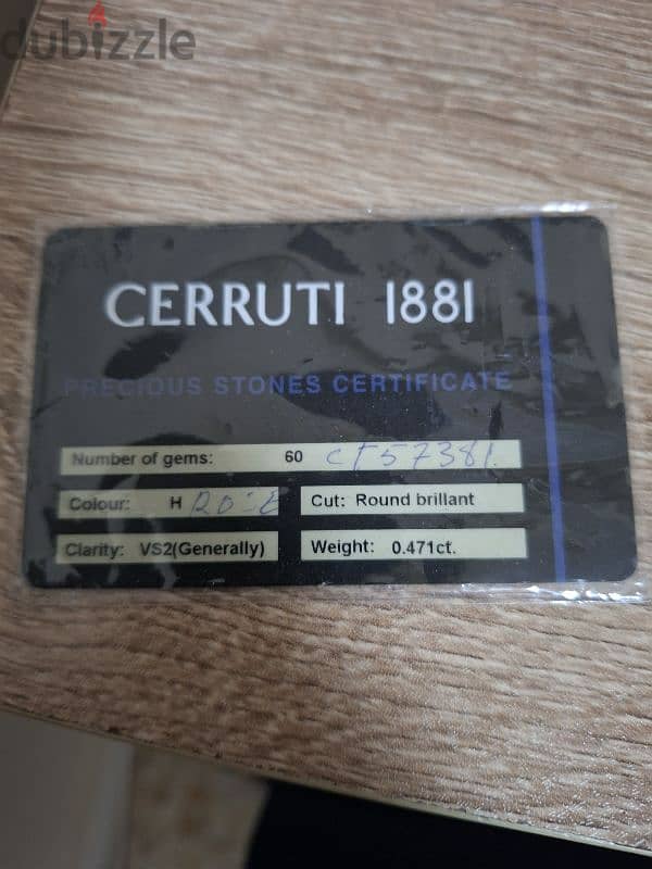Cerruti Watch Chronograph Swiss Made 6