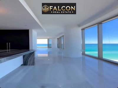 Magical Apartment Ready For Viewing 3 BR High End Finishing Overlooking Lagoon & Sea View For Sale In Latin Alamein North Coast Next Marina & Marassi